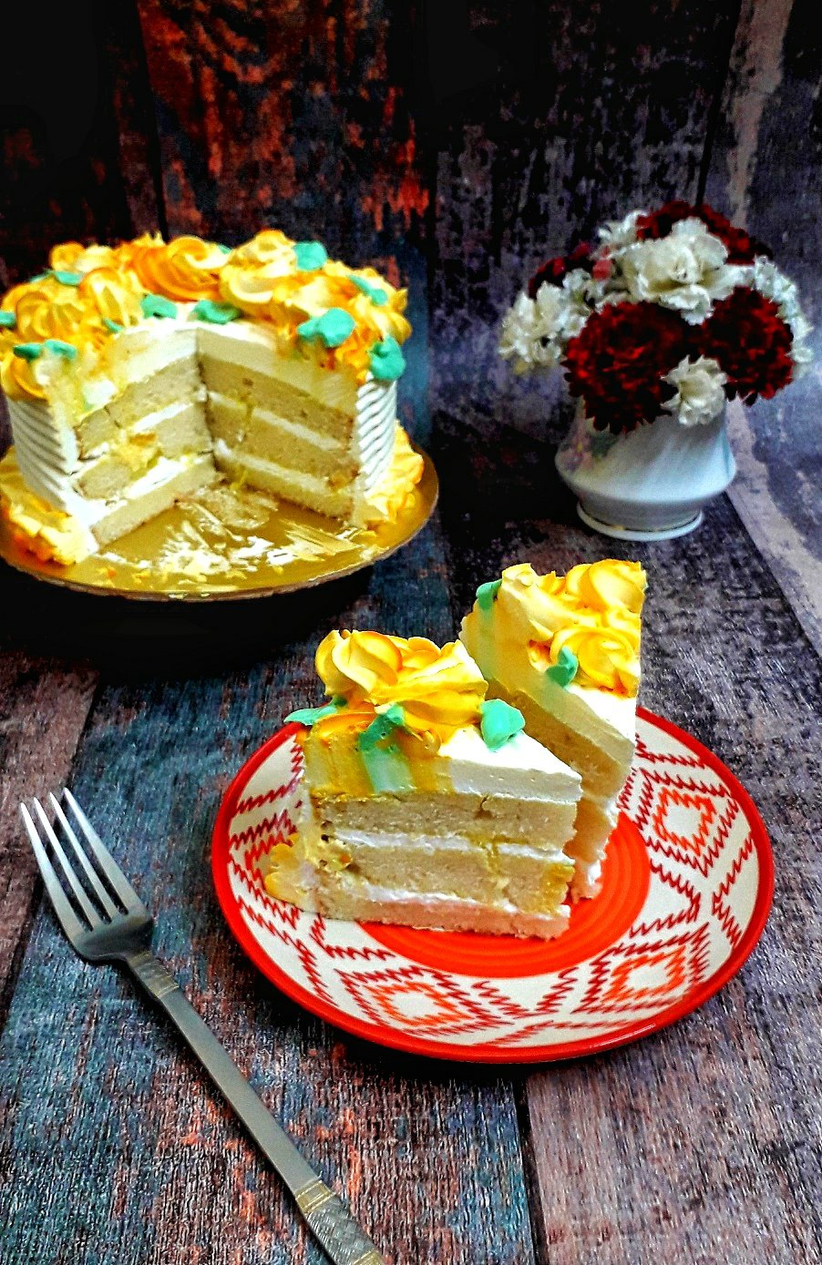 Homemade Pineapple Cake 
