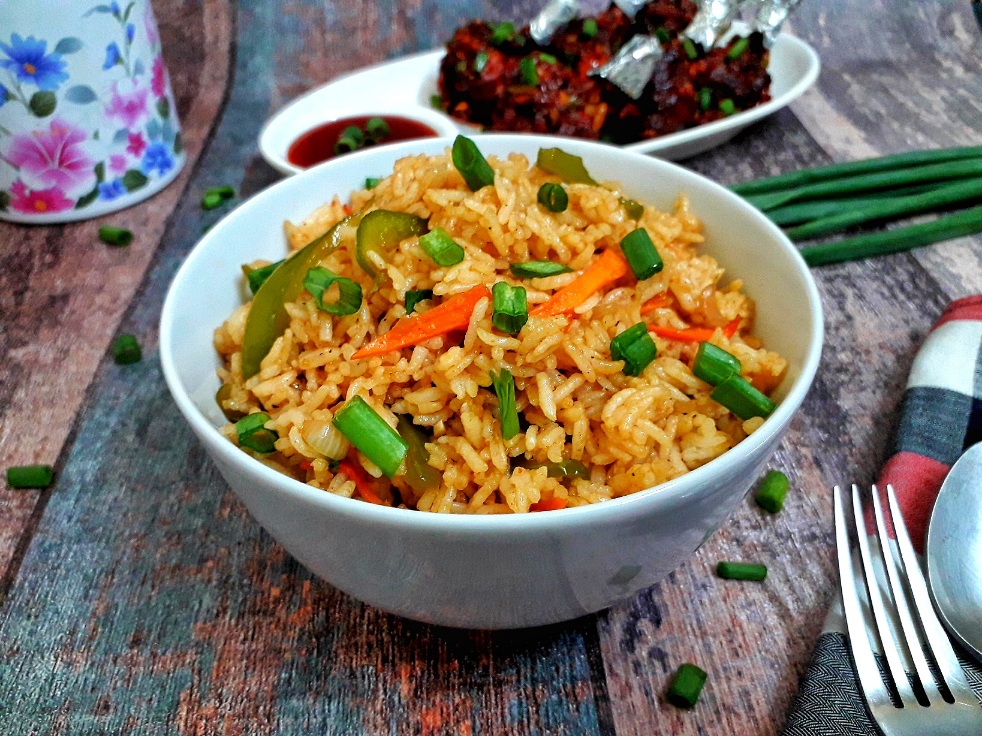 Vegetable Fried Rice / Veg Fried Rice / How To Make Fried Rice