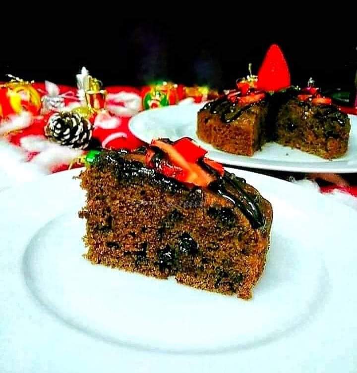 Chocolate strawberry chilly whisky cake/ Whisky chocolate cake/ Alcohol infused cake