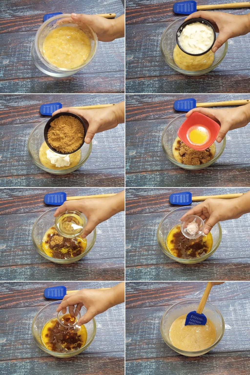 Wet ingredients 