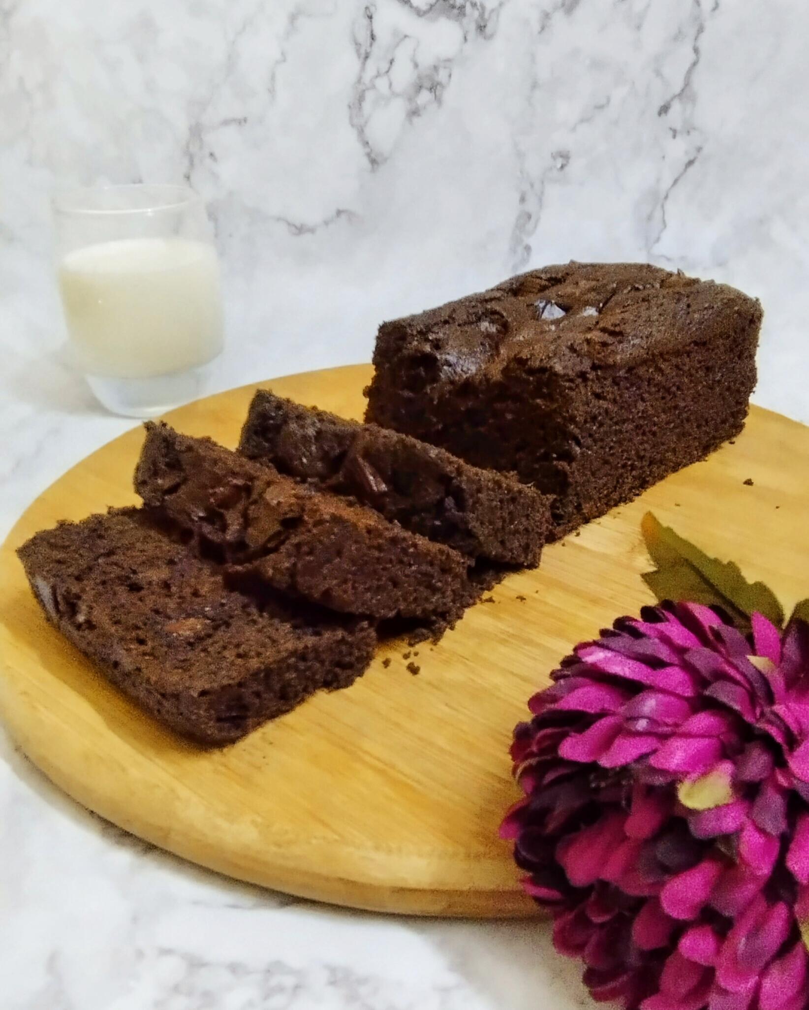 Eggless Ragi Chocolate Cake 